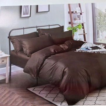 Комплект постільної білизни Сатин 100% бавовна Євро, фото 1