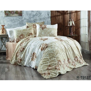 Комплект постільної білизни з компаньйоном R-T9137, фото 1