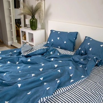 Комплект постільної білизни Поплін Жаккард 100% бавовна, фото 5