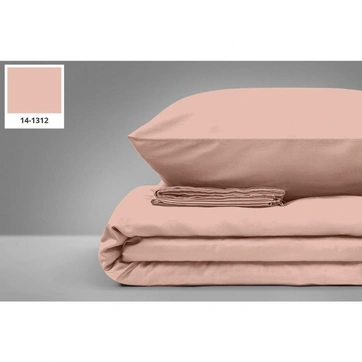 Комплект постільної білизни Бязь Gold Premium Півтораспальний Біж, фото 1