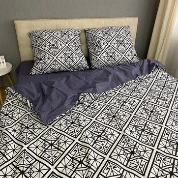 Комплект постільної білизни Бязь Gold Premium Півтораспальний, фото 1