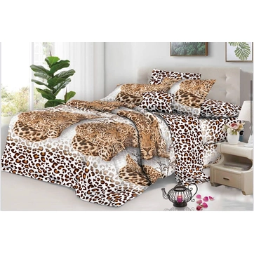 Постільна білизна Леопард Двоспальний, фото 1
