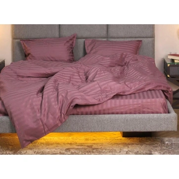 Комплект постільної білизни Страйп сатин Пивтораспальний, фото 1