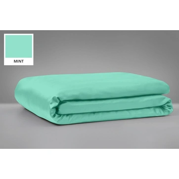 Комплект постільної білизни Однотонне Євро М'ята, фото 1