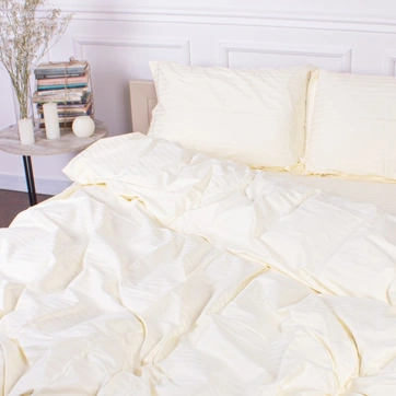 Комплект постельного белья Страйп сатин Полутораспальный, фото 1