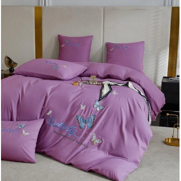 Комплект постільної білизни «Butterfly» Двоспальний, фото 1