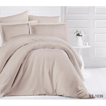 КПБ страйп-сатин LUXURY ST-1039, фото 1