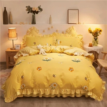 Комплект постільної білизни Полікоттон Євро, фото 1