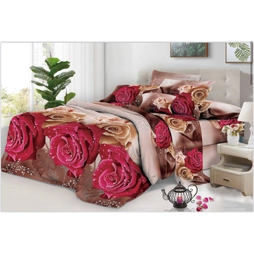 Постільна білизна Квіти Двоспальний, фото 1