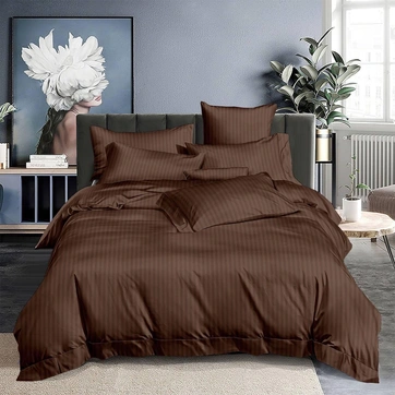 Постільна білизна страйп-сатин Півтораспальна, фото 1