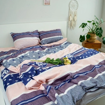 Комплект постільної білизни Полікоттон Євро, фото 2