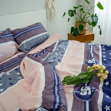 Комплект постільної білизни Полікоттон Євро, фото 3