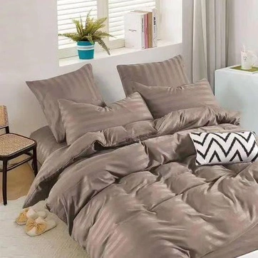 Постільна білизна страйп-сатин Епіко Півтораспальний, фото 1