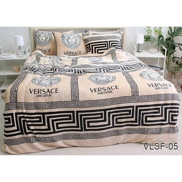 Комплект постільної білизни велсофт (мікрофібра) VLSF-05, фото 1