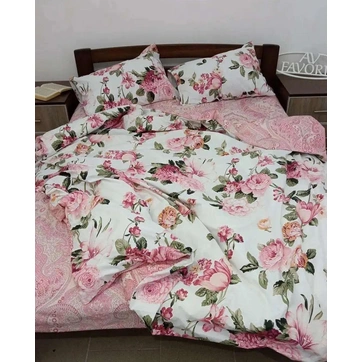 Комплект постільної білизни Бязь Gold Premium Півтораспальний, фото 1