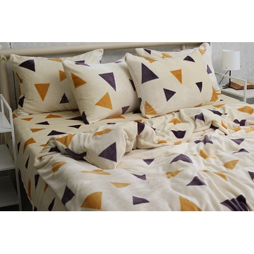 Комплект постільної білизни велсофт (мікрофібра) ALM1920, фото 2