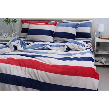 Комплект постільної білизни велсофт (мікрофібра) ALM1923, фото 2