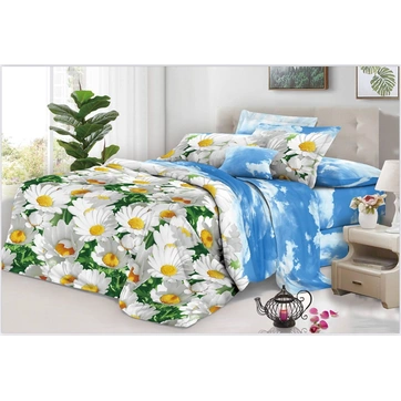 Постільна білизна Ромашки Двоспальний, фото 1