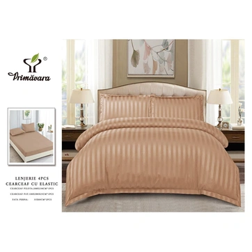 Люксові комплекти постільної білизни Страйп-сатин Євро, фото 1