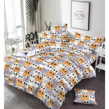 Комплект постільної білизни Бязь Gold Premium Півтораспальний, фото 1