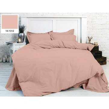 Комплект постільної білизни Бязь Gold Premium Євро Біж, фото 1