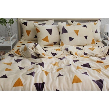 Комплект постільної білизни велсофт (мікрофібра) ALM1920, фото 3