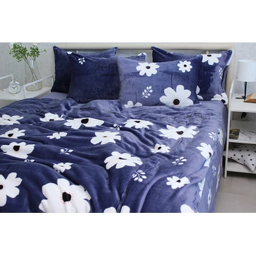 Комплект постільної білизни велсофт (мікрофібра) ALM1913, фото 2