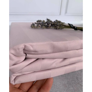 Постільна білизна Koloco страйп-сатин з ПРОСТІЛЮ НА РЕЗИНЦІ Полуторна, фото 10