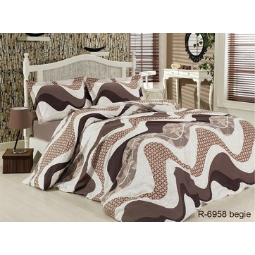 Комплект постільної білизни R6958 begie, фото 1