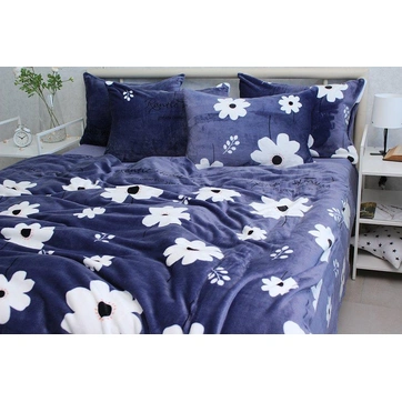 Комплект постільної білизни велсофт (мікрофібра) ALM1913, фото 2