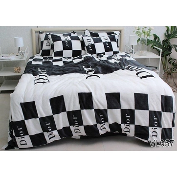 Комплект постільної білизни велсофт (мікрофібра) VL-057, фото 1
