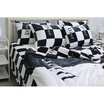 Комплект постільної білизни велсофт (мікрофібра) VL-057, фото 1