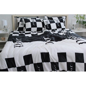 Комплект постільної білизни велсофт (мікрофібра) VL-057, фото 3